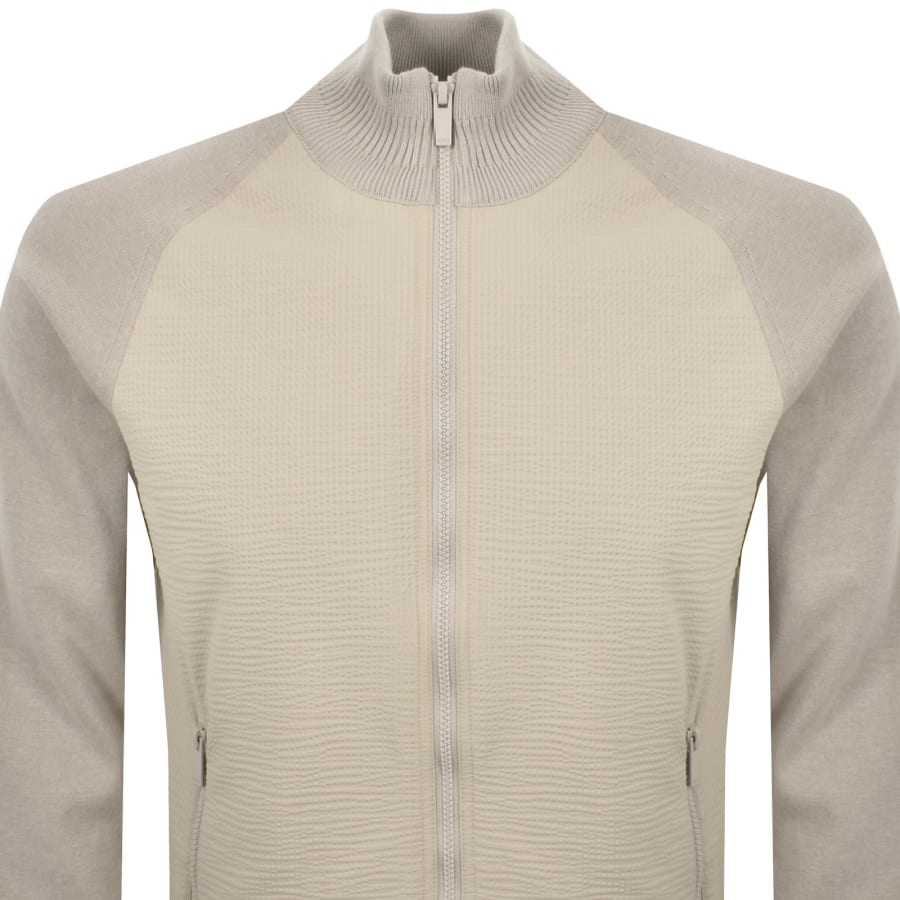 Image number 2 for BOSS P Jiorge Knit Jumper Beige