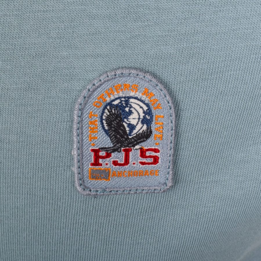 Image number 3 for Parajumpers Patch T Shirt Blue