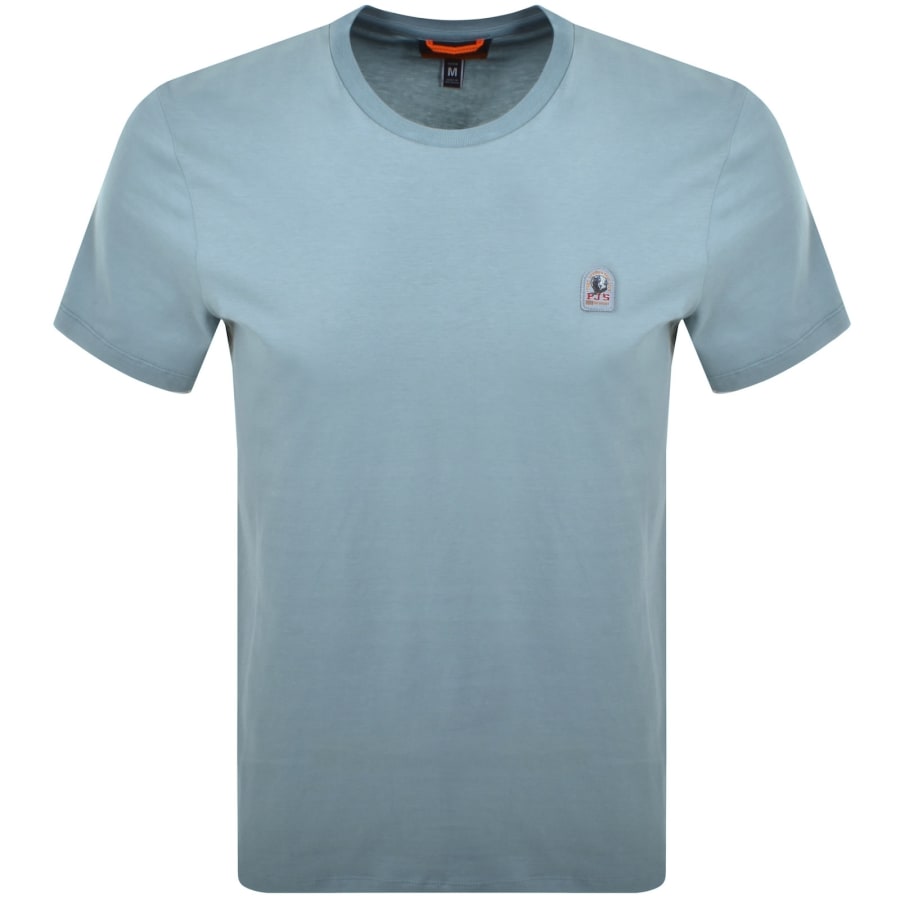 Image number 1 for Parajumpers Patch T Shirt Blue