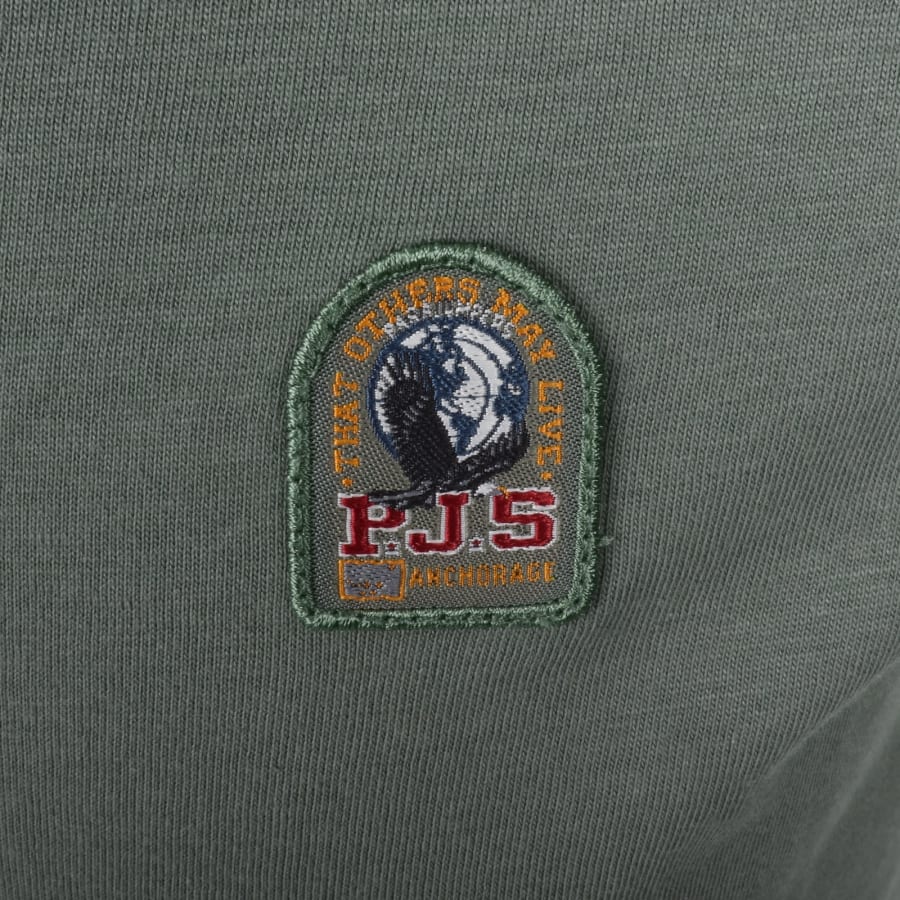 Image number 3 for Parajumpers Patch T Shirt Green
