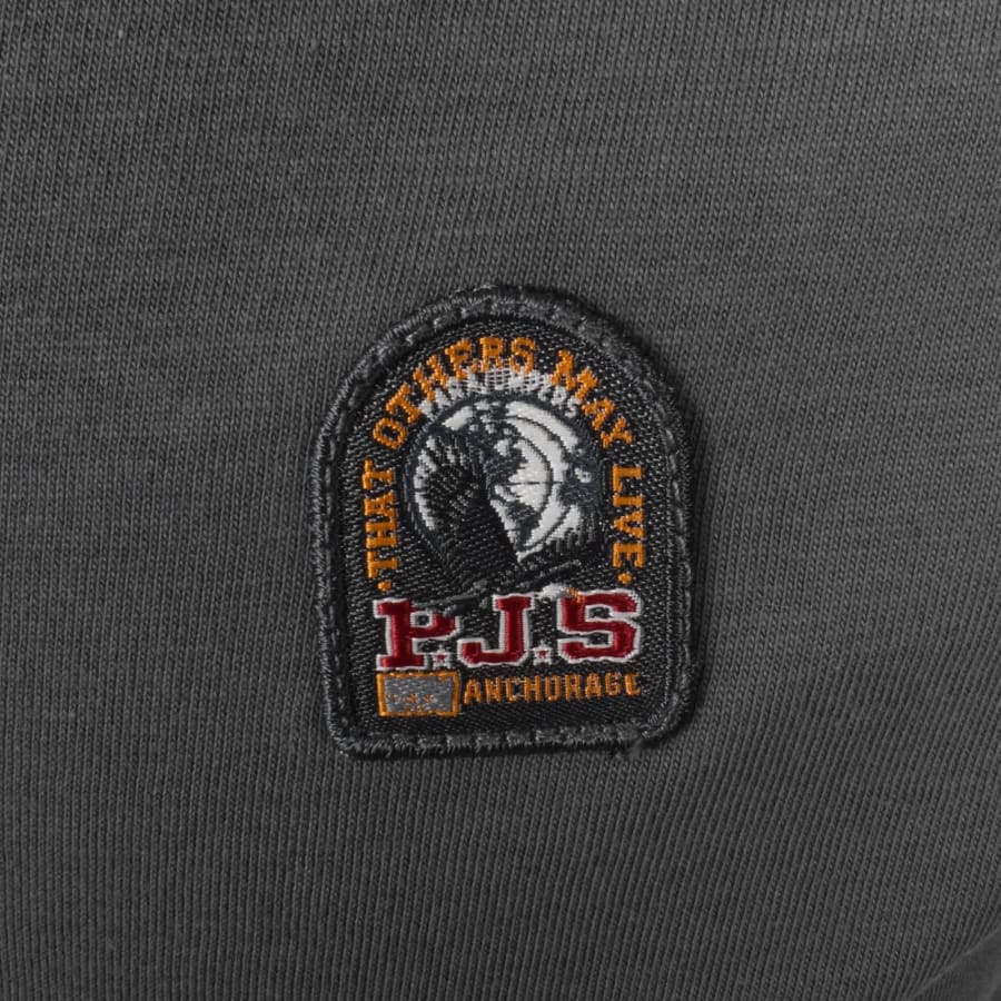 Image number 3 for Parajumpers Patch T Shirt Grey