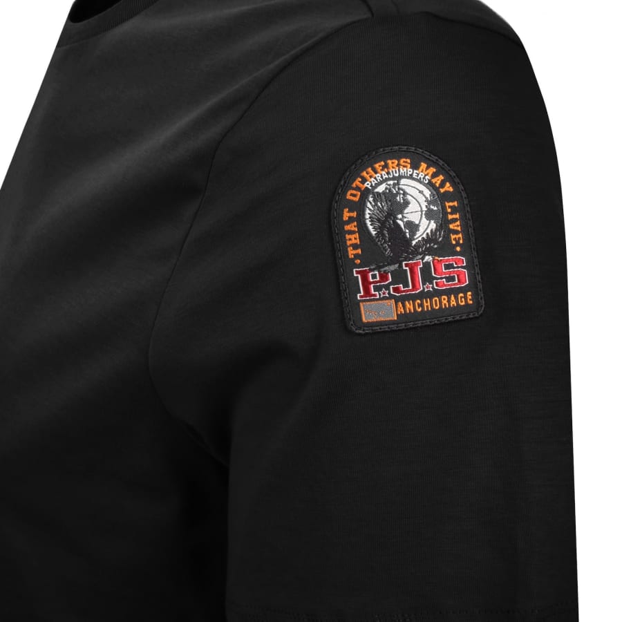 Image number 4 for Parajumpers Shispare T Shirt Black