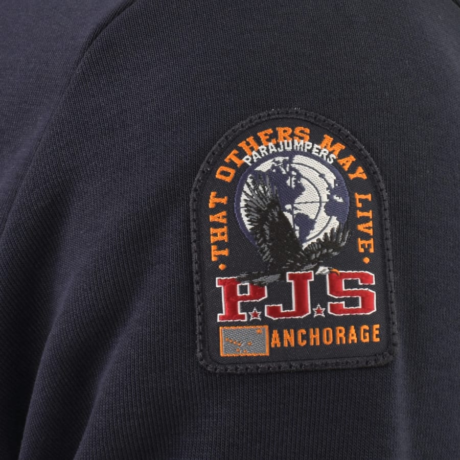 Image number 4 for Parajumpers Everest Hoodie Navy