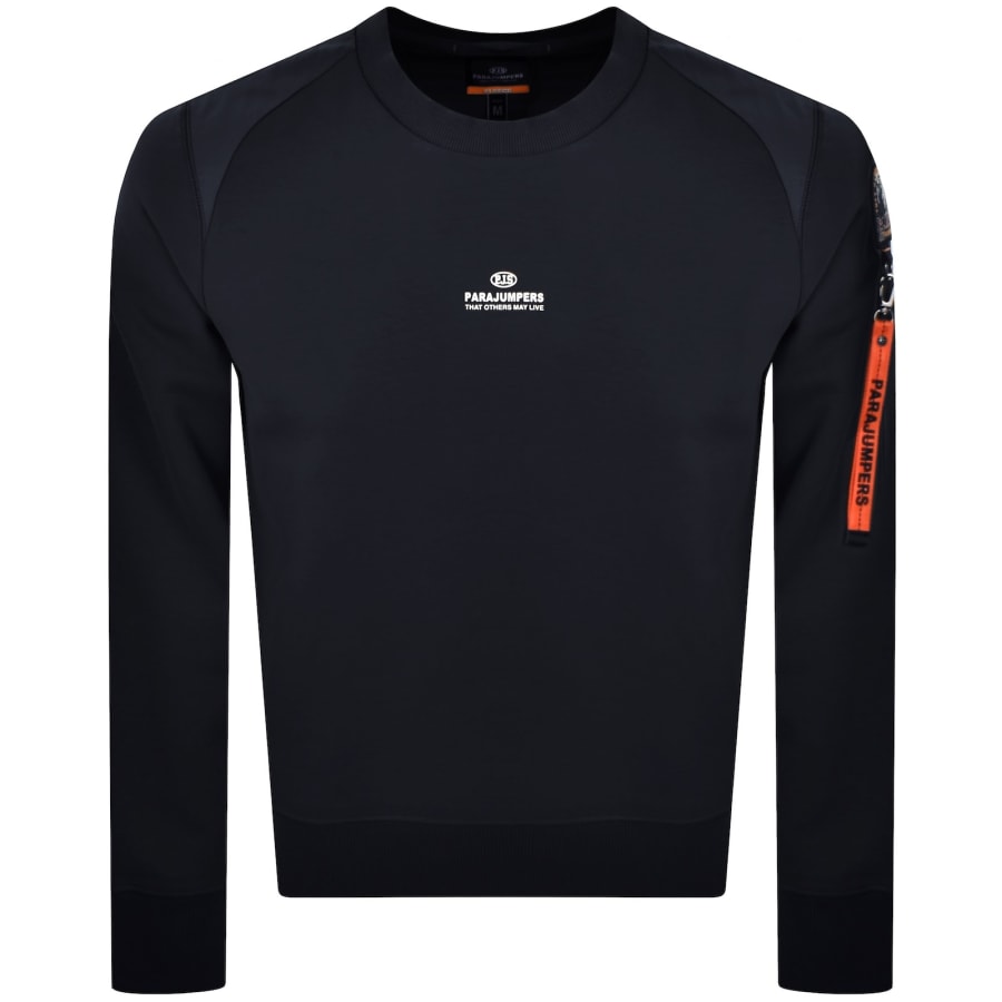 Image number 2 for Parajumpers Sabre Basic Sweatshirt Navy