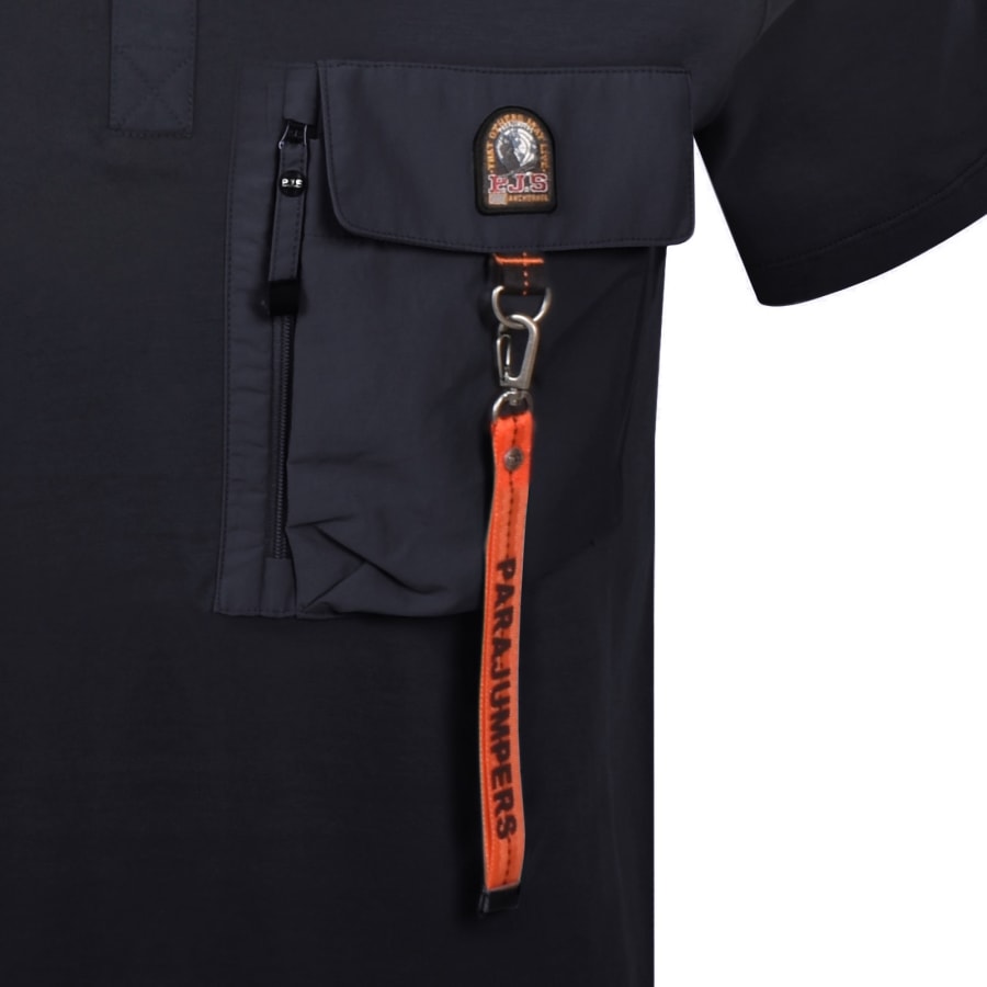 Image number 3 for Parajumpers Rescue Polo T Shirt Navy