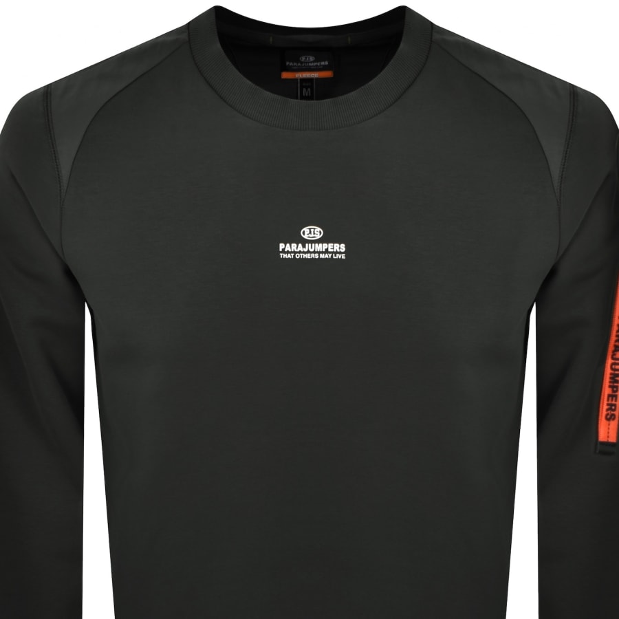 Image number 3 for Parajumpers Sabre Basic Sweatshirt Green