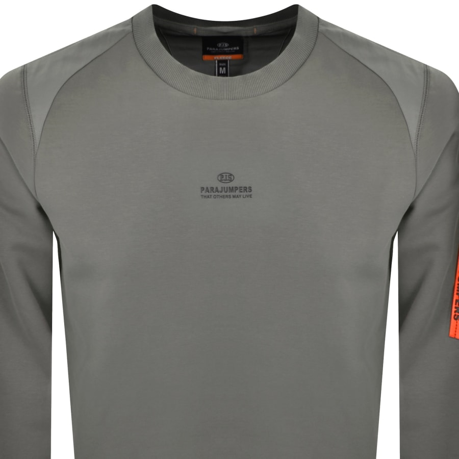 Image number 3 for Parajumpers Sabre Basic Sweatshirt Green