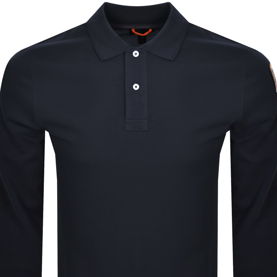 Image number 3 for Parajumpers Oberon Polo T Shirt Navy