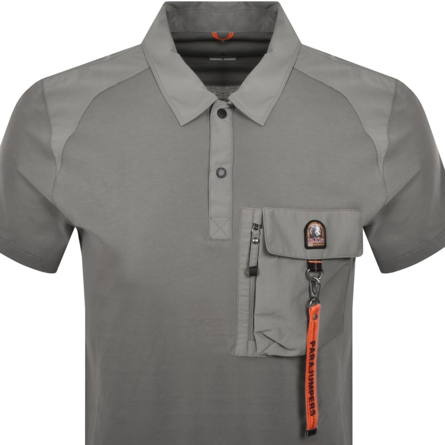 Image number 2 for Parajumpers Rescue Polo T Shirt Grey