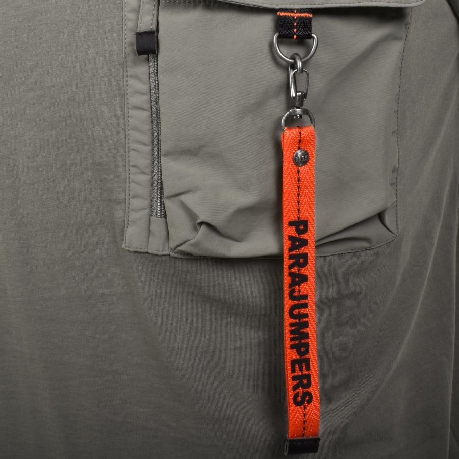 Image number 4 for Parajumpers Rescue Polo T Shirt Grey