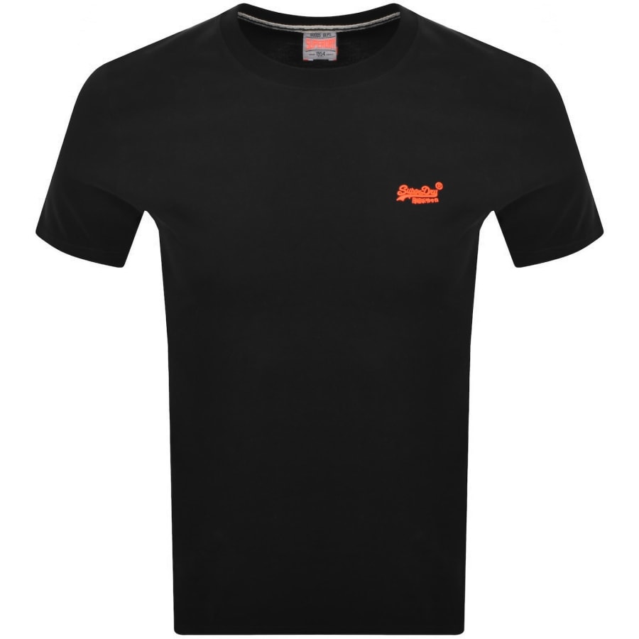 Image number 1 for Superdry Essential Logo T Shirt Black