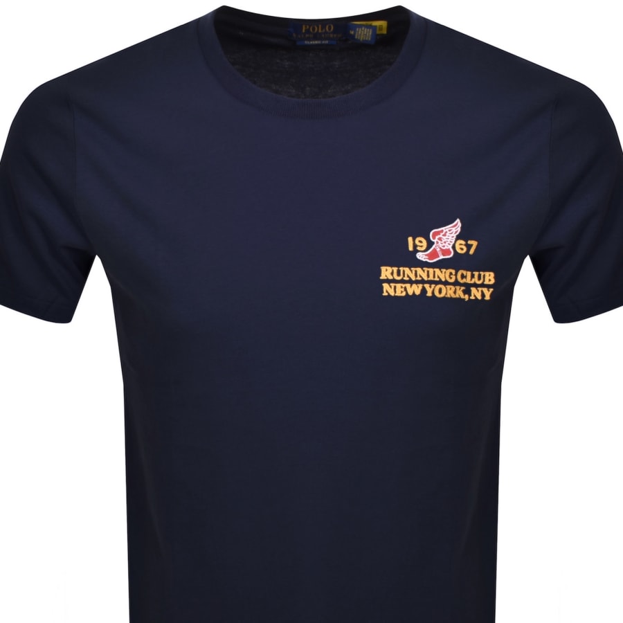 Image number 2 for Ralph Lauren Logo T Shirt Navy