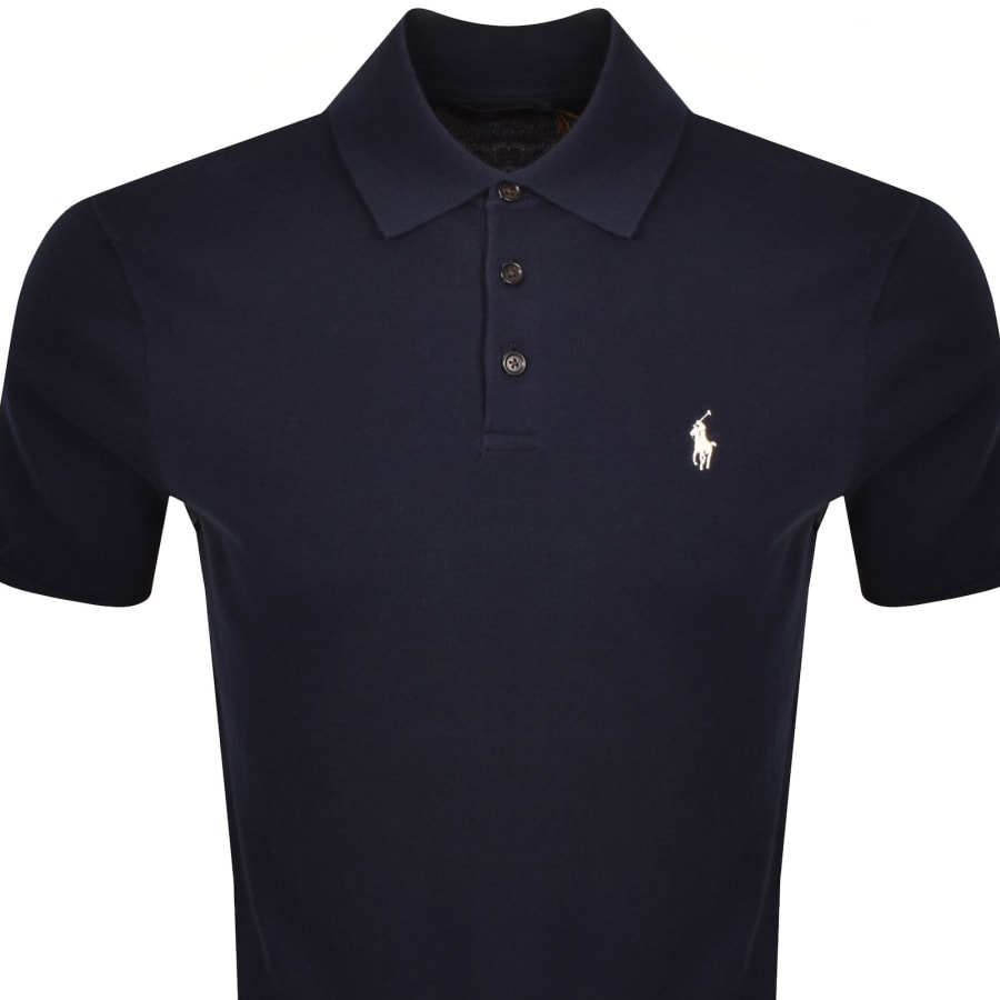 Image number 2 for Ralph Lauren Classic Pullover Polo T Shirt Blue