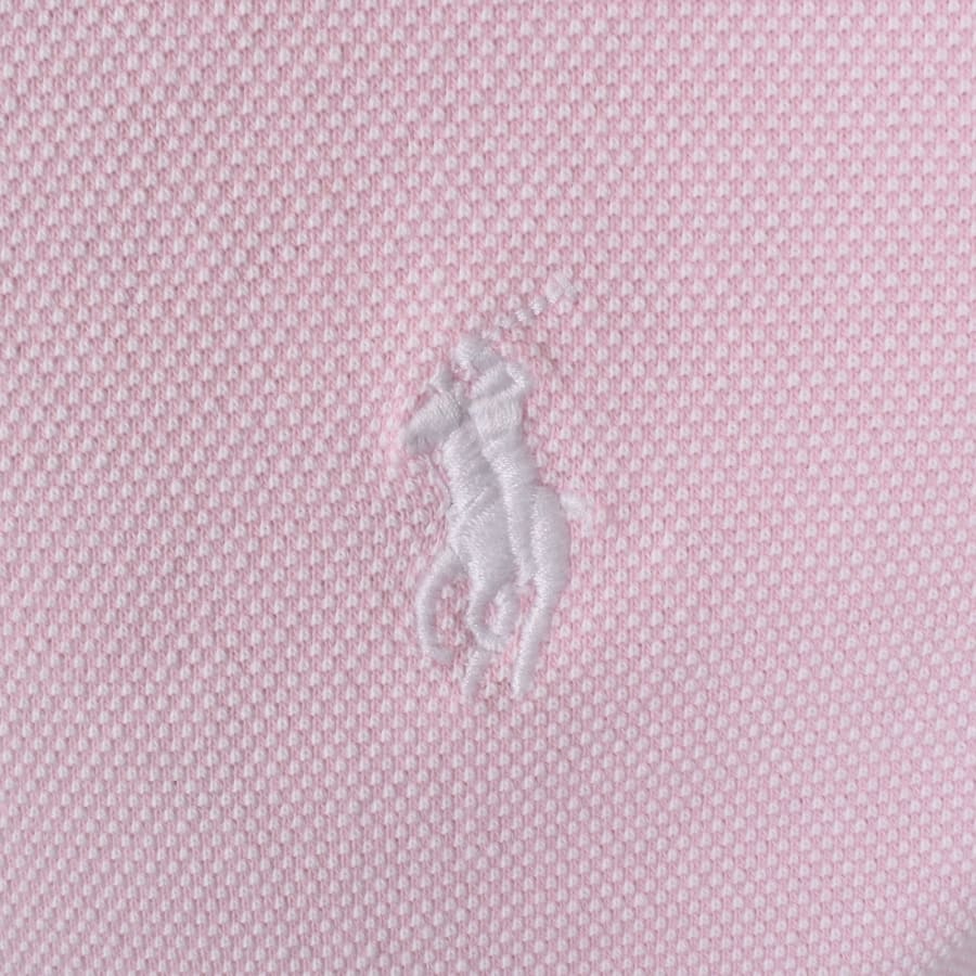 Image number 3 for Ralph Lauren Custom Slim Polo T Shirt Pink