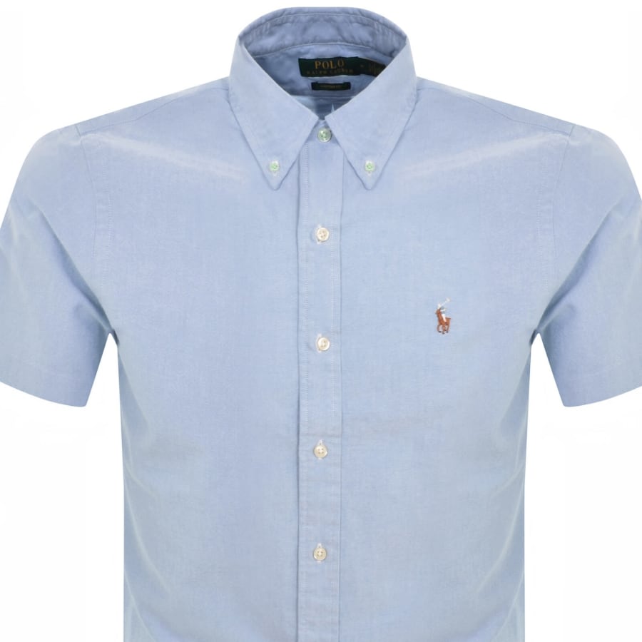 Image number 2 for Ralph Lauren Lightweight Oxford Shirt Blue