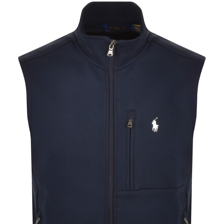 Image number 2 for Ralph Lauren Full Zip Gilet Navy