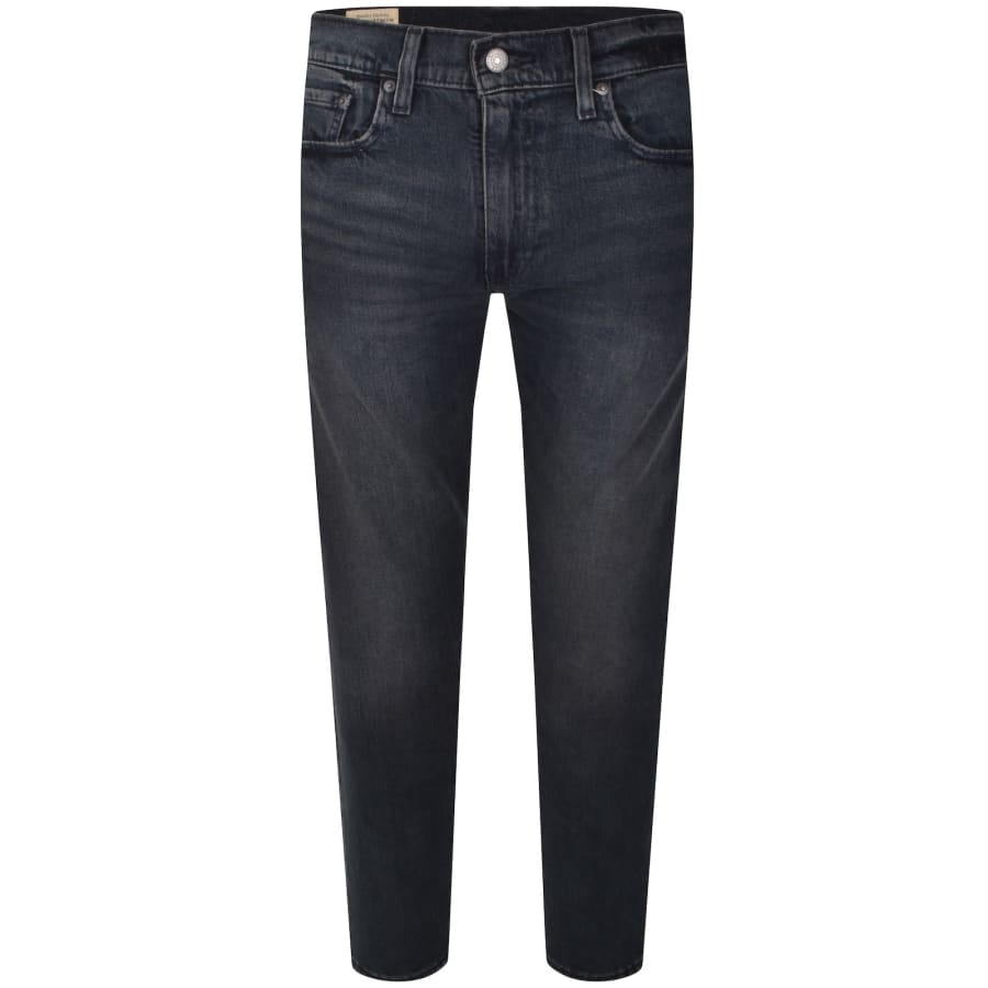Image number 2 for Levis 512 Slim Tapered Jeans Black