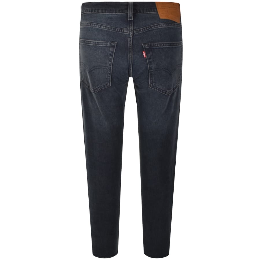 Image number 3 for Levis 512 Slim Tapered Jeans Black