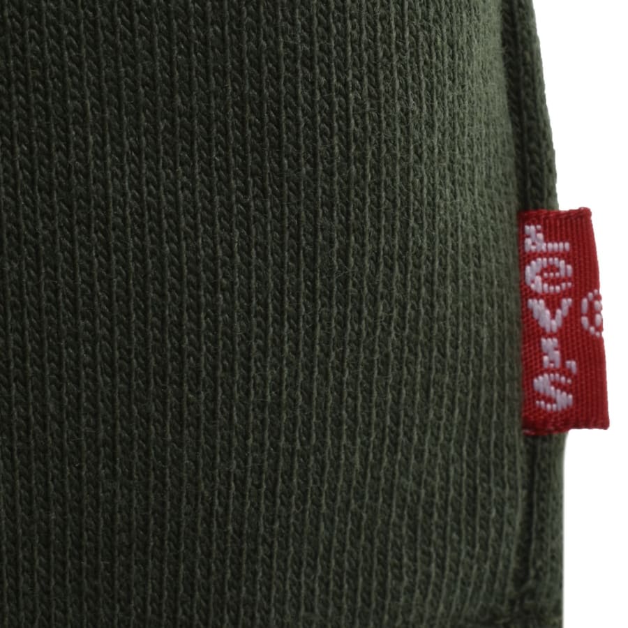 Image number 4 for Levis Relaxed Logo Hoodie Green