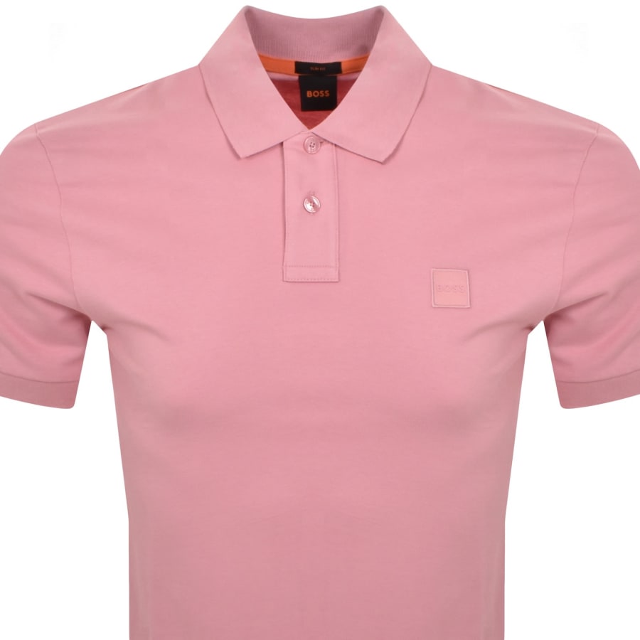 Image number 2 for BOSS Passenger Polo T Shirt Pink