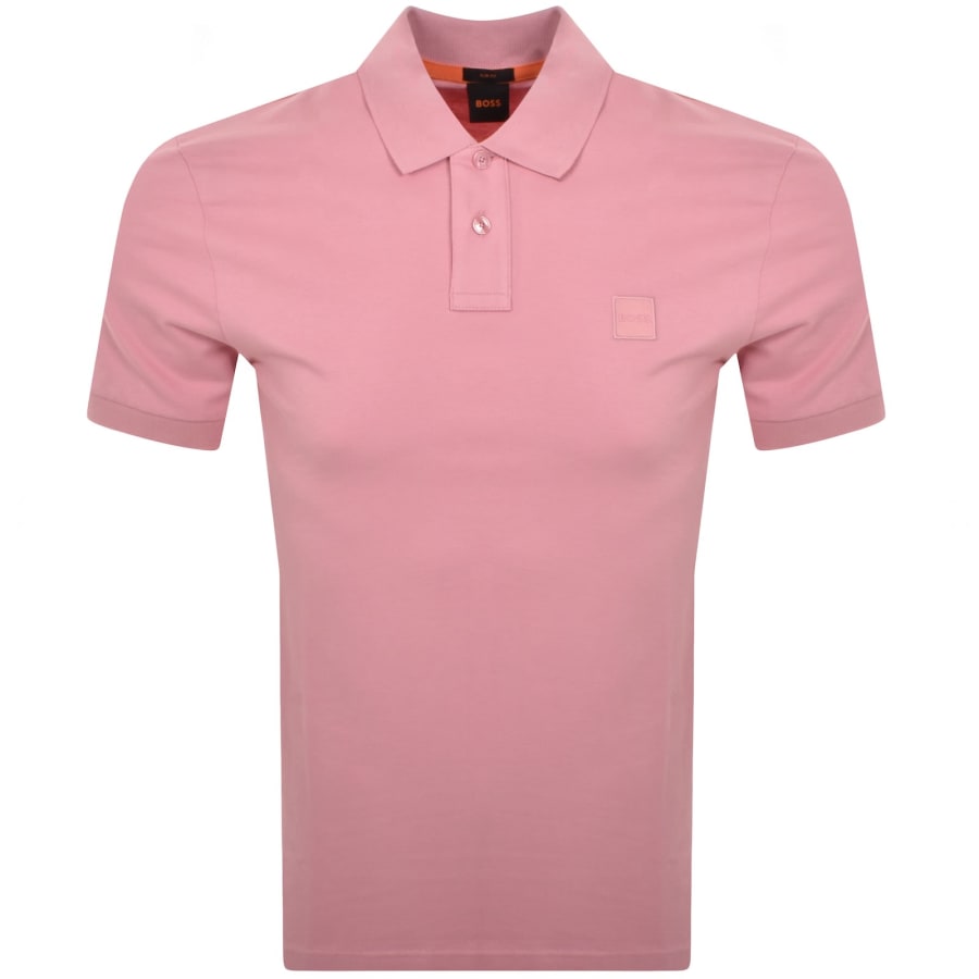 Image number 1 for BOSS Passenger Polo T Shirt Pink
