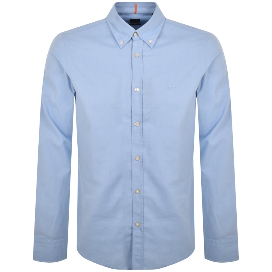 Image number 1 for BOSS Relegant 6 Regular Fit Shirt Blue