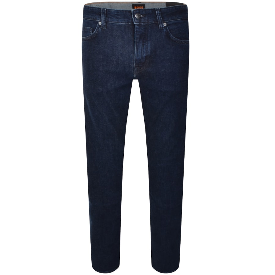 Image number 2 for BOSS Delaware Slim Fit Jeans Dark Wash Blue