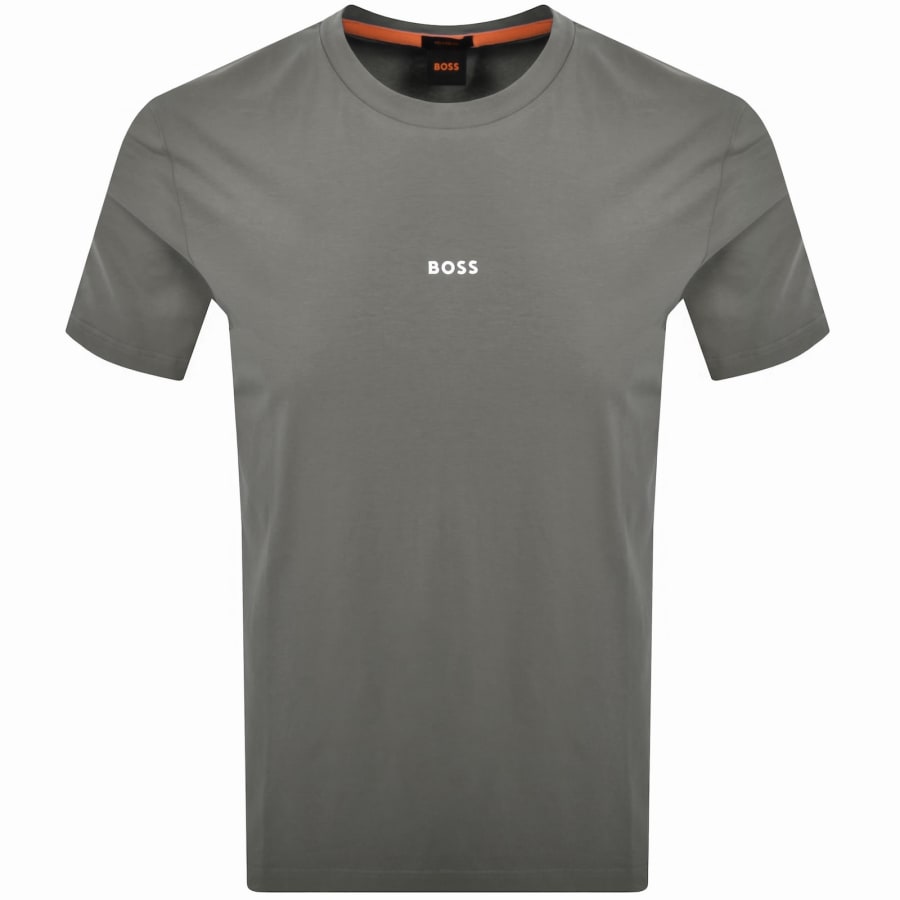 Image number 1 for BOSS TChup Logo T Shirt Beige