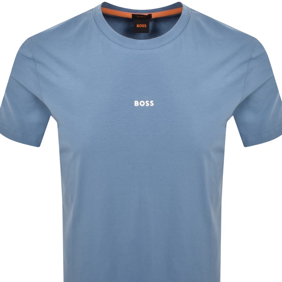 Image number 2 for BOSS TChup Logo T Shirt Blue