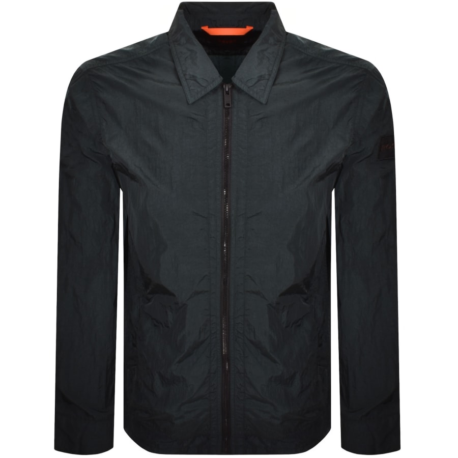 Image number 2 for BOSS Leejay 1 M Overshirt Green