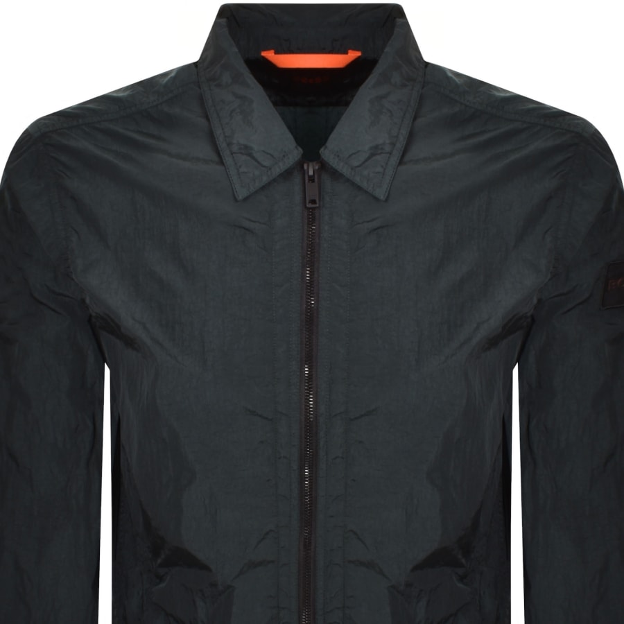 Image number 3 for BOSS Leejay 1 M Overshirt Green