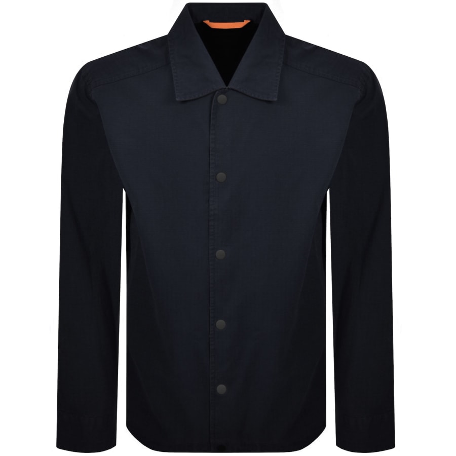 Image number 2 for BOSS Labib Overshirt Blue