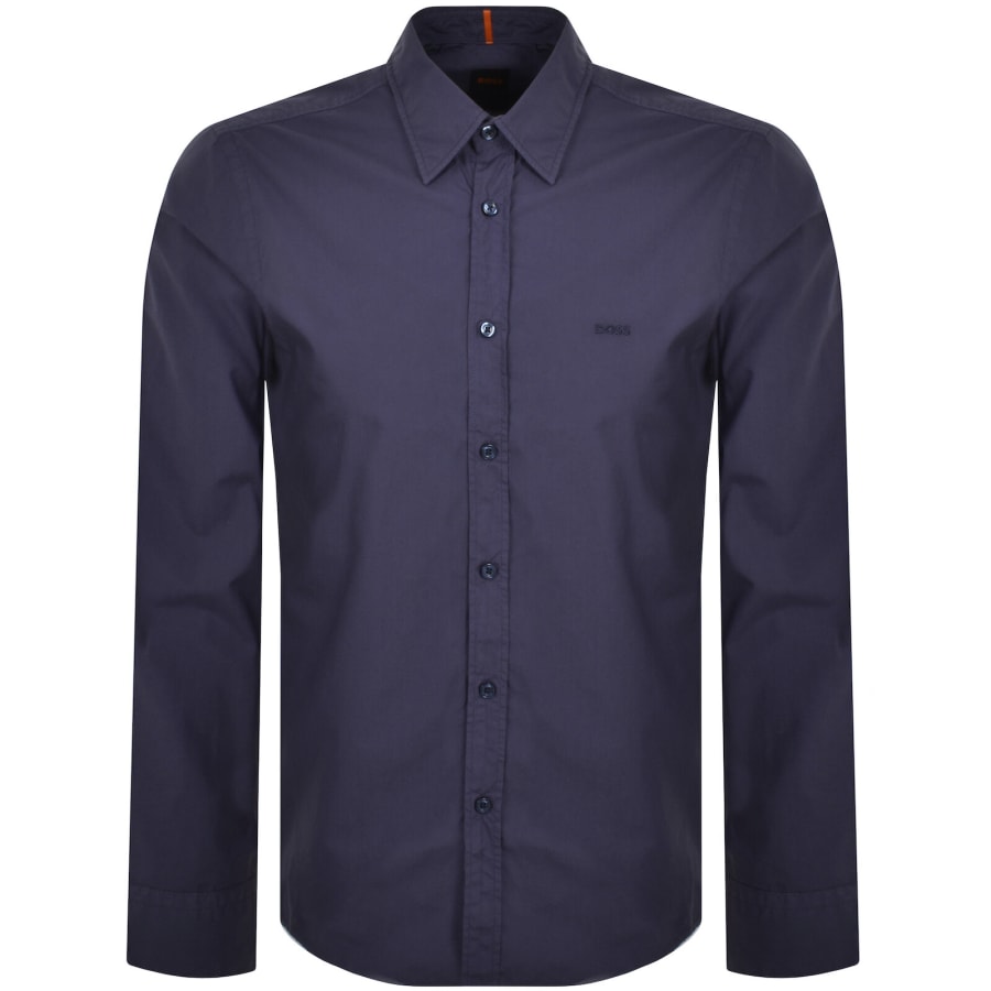 Image number 1 for BOSS Relegant 6 Regular Fit Shirt Blue