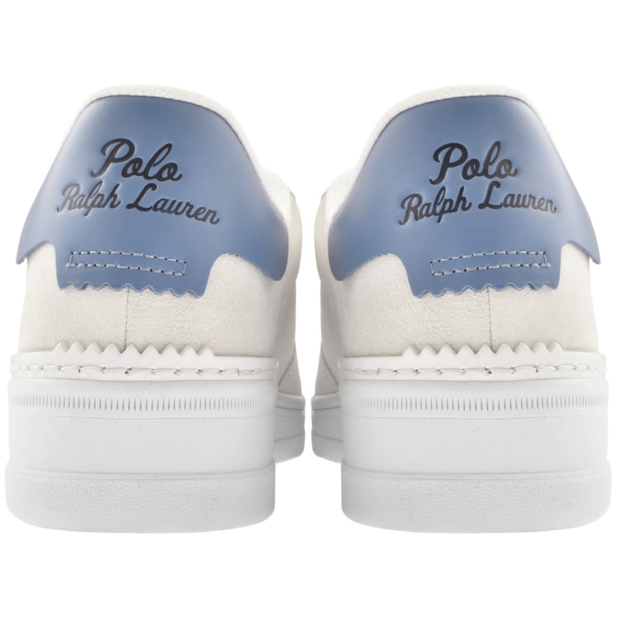Image number 2 for Ralph Lauren Masters CRT Trainers Off White
