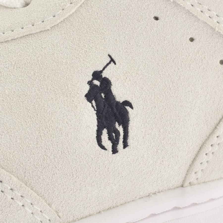 Image number 4 for Ralph Lauren Masters CRT Trainers Off White
