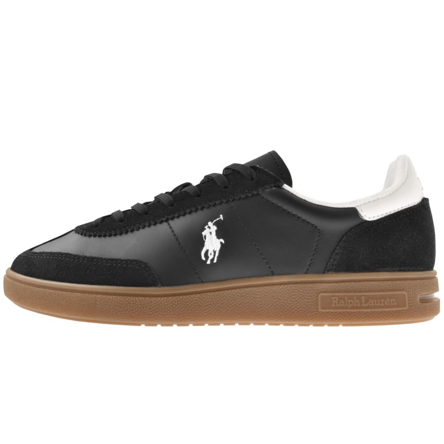 Image number 1 for Ralph Lauren Bedford Trainers Black