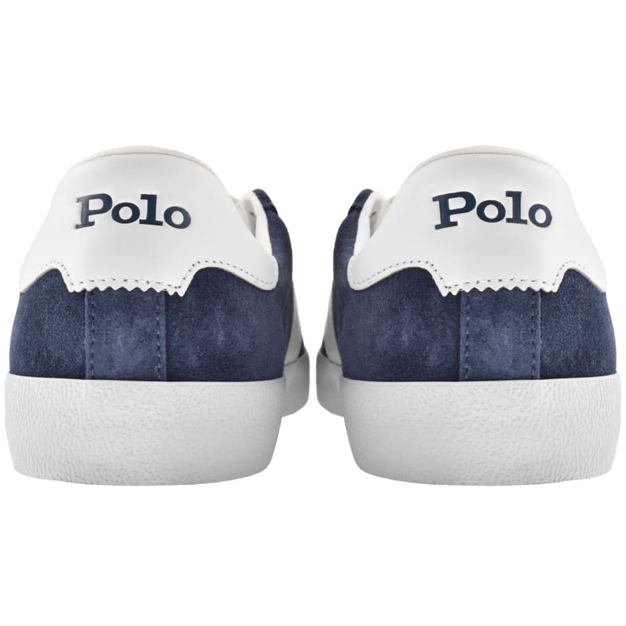 Image number 2 for Ralph Lauren Court VLC Trainers Navy