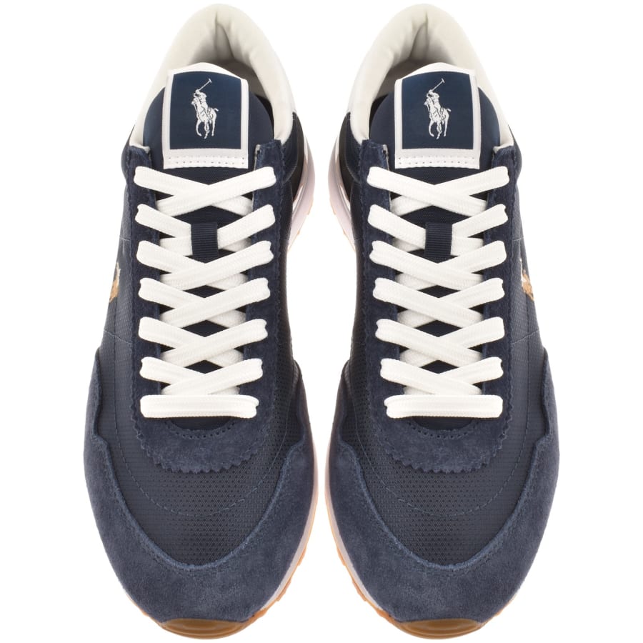 Image number 3 for Ralph Lauren Train 89 Trainers Navy