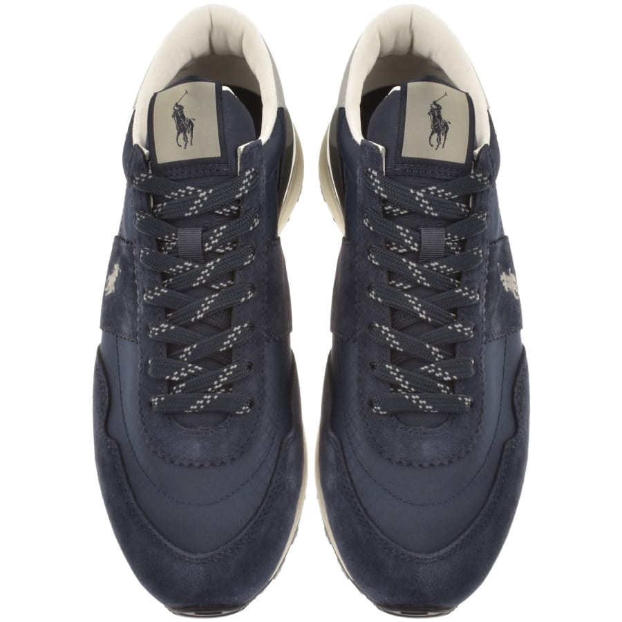 Image number 3 for Ralph Lauren Train 89 Trainers Navy