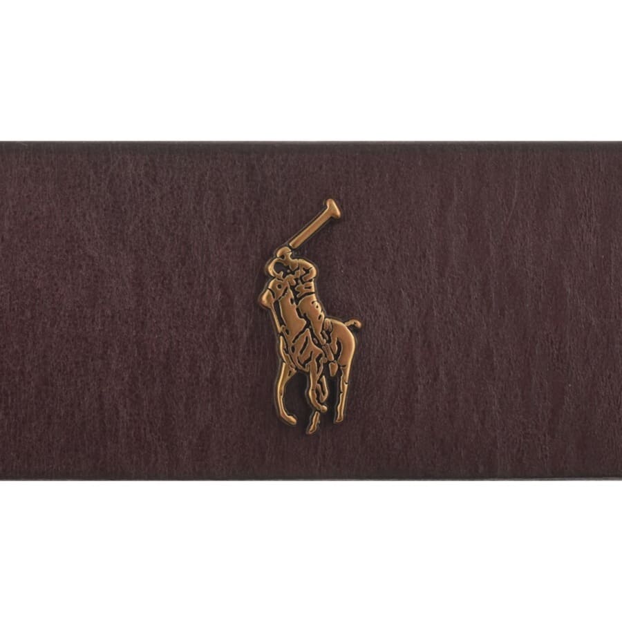 Image number 3 for Ralph Lauren Tumbled Leather Belt Brown