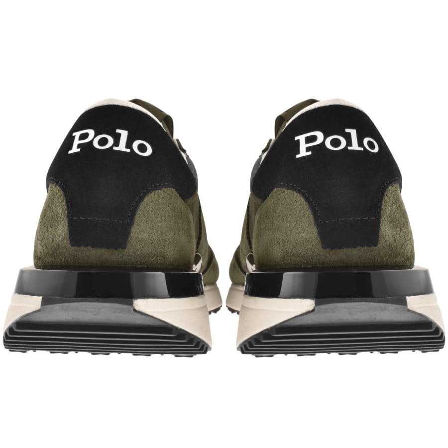 Image number 2 for Ralph Lauren Train 89 Trainers Olive
