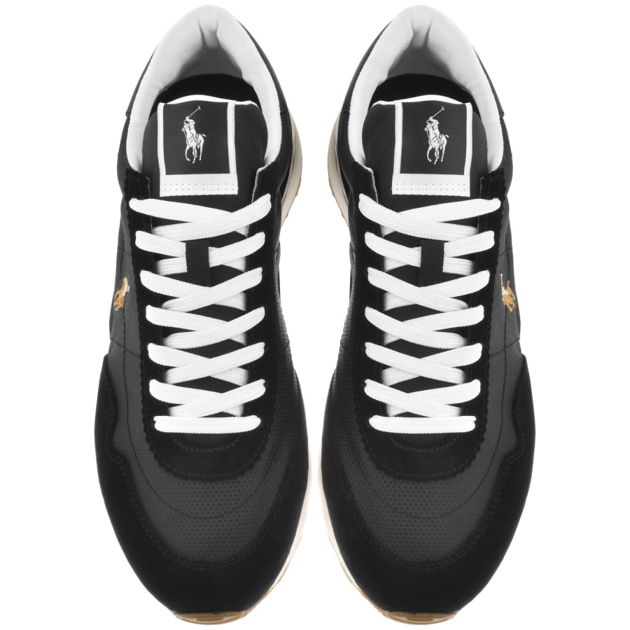 Image number 3 for Ralph Lauren Train 89 Trainers Black