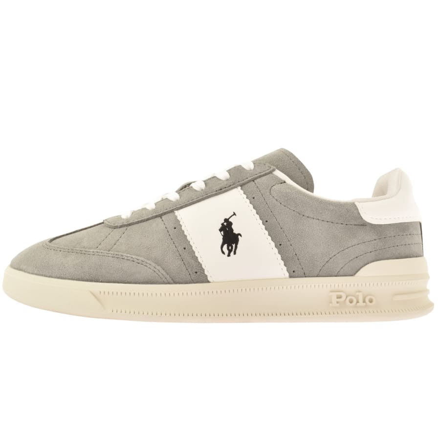 Image number 1 for Ralph Lauren Heritage Aera Trainers Grey