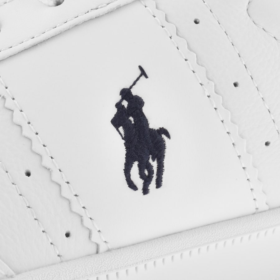 Image number 4 for Ralph Lauren Heritage Aera Trainers White