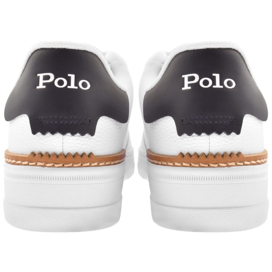 Image number 2 for Ralph Lauren Masters Trainers White