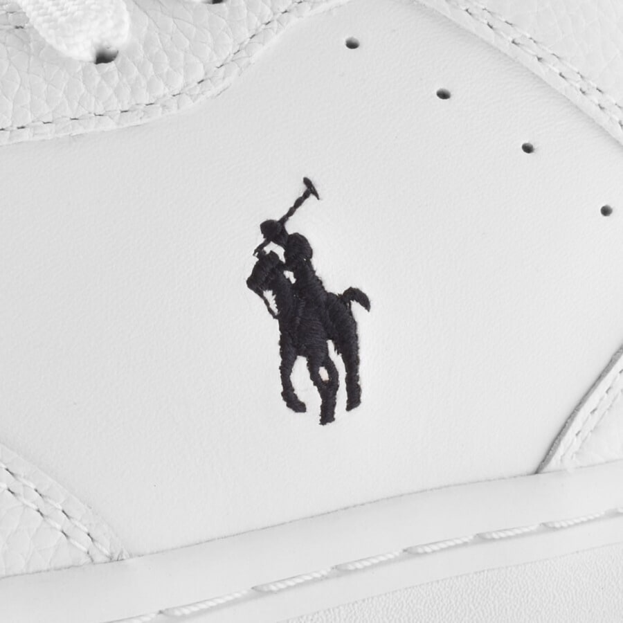 Image number 4 for Ralph Lauren Masters Trainers White