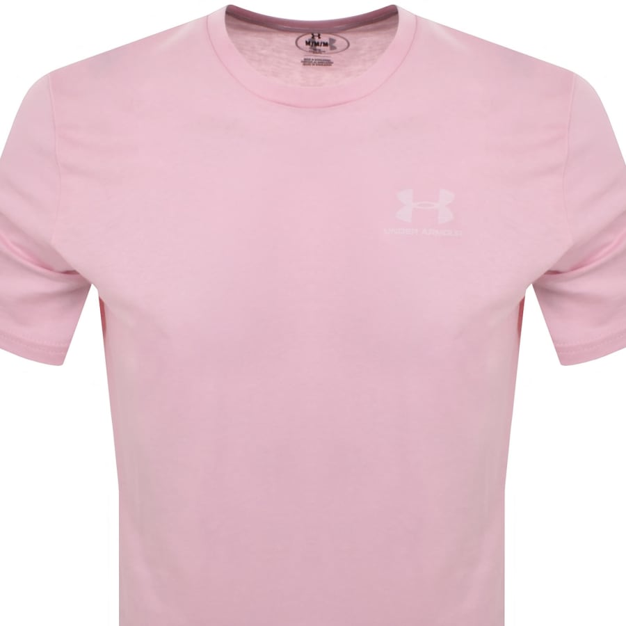 Image number 2 for Under Armour Sport Style T Shirt Prime Pink