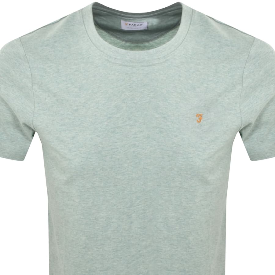 Image number 2 for Farah Vintage Danny T Shirt Green