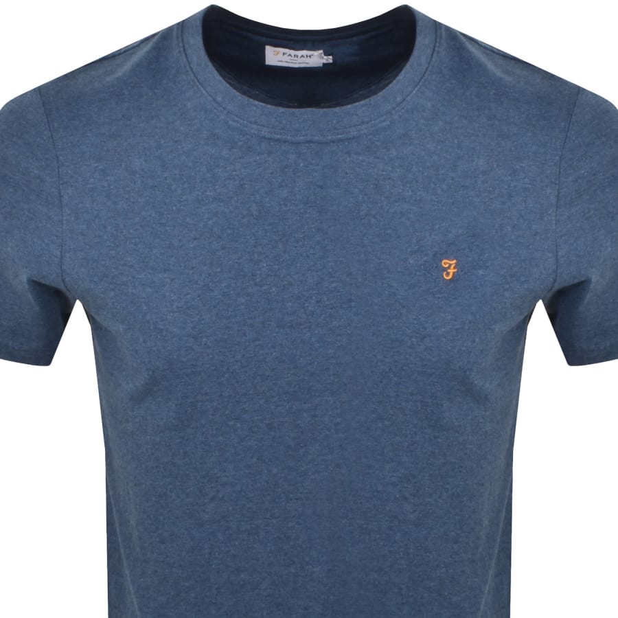 Image number 2 for Farah Danny T Shirt Blue