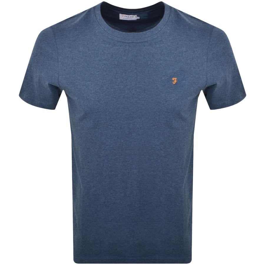 Image number 1 for Farah Danny T Shirt Blue